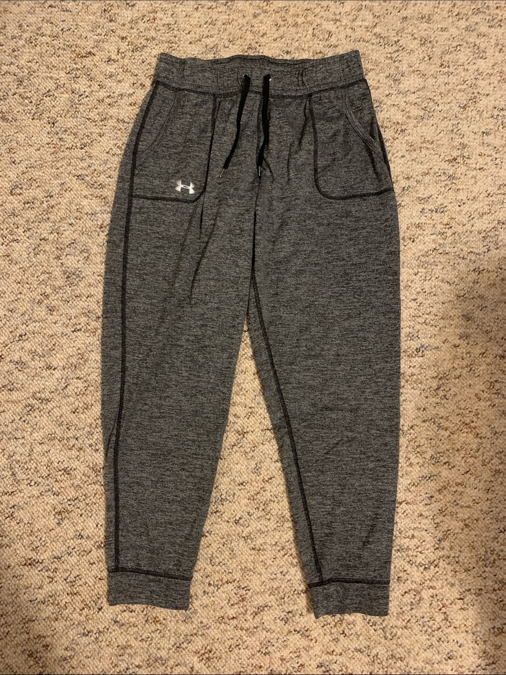 Under Armour Dark Gray Heather Jogger Sweatpants